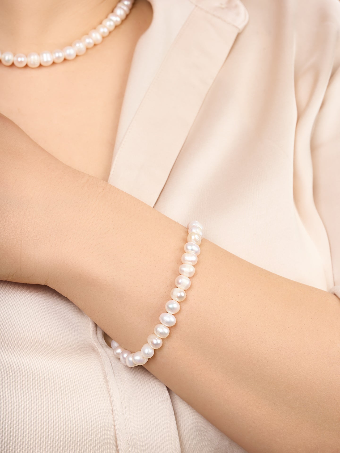 Brățară perle naturale Ortier Gold