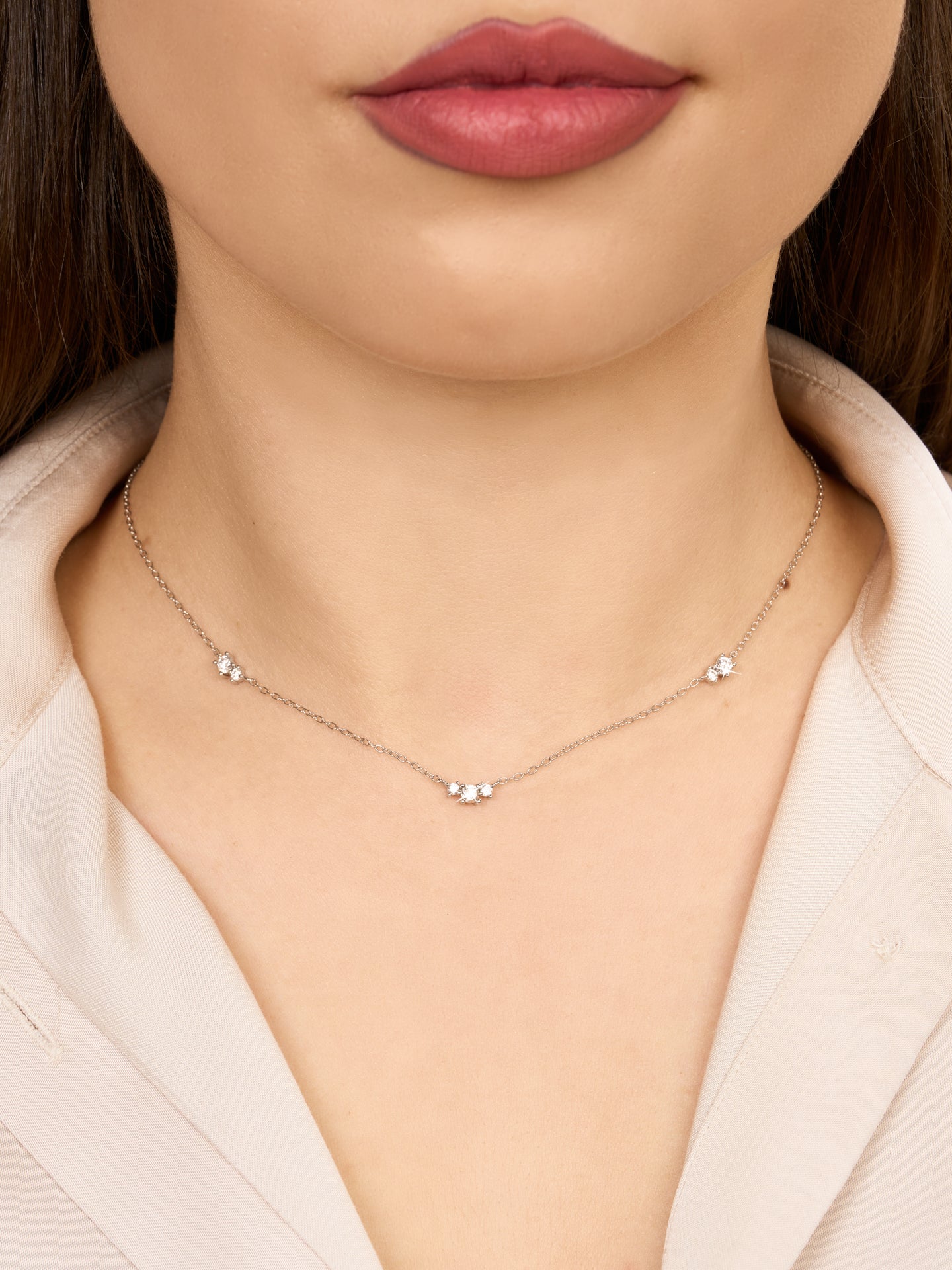 Colier din argint Ortier Trio