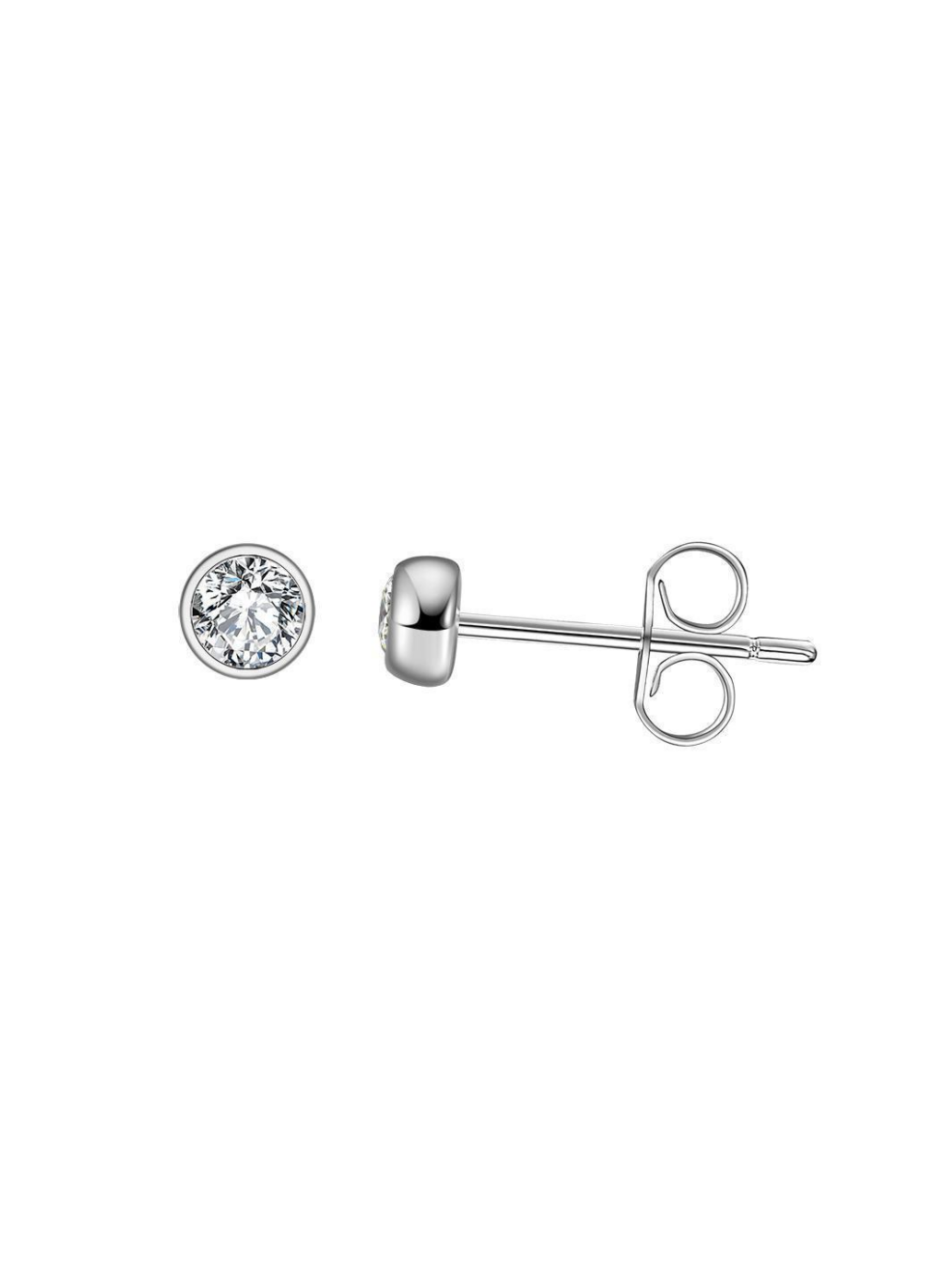 Cercei argint Round Stud